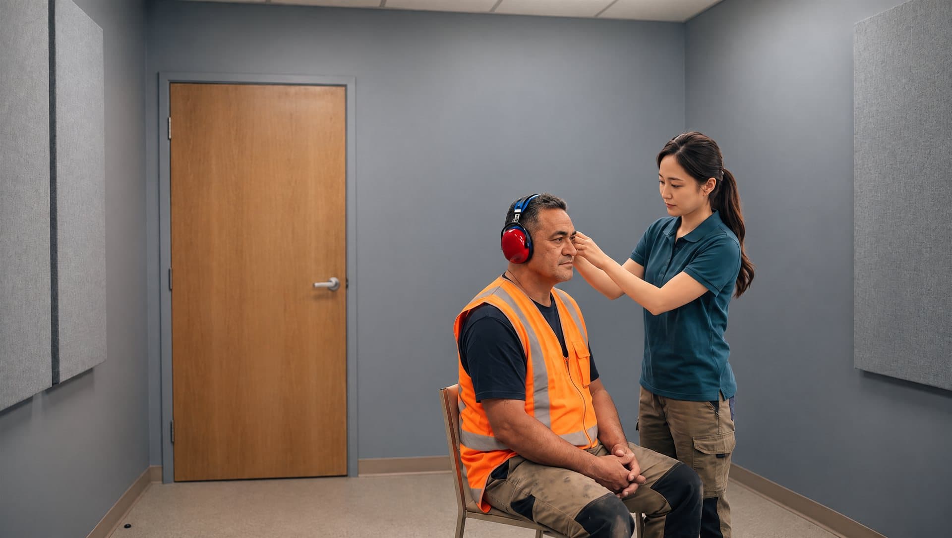Depot-based hearing conservation for a transport operator