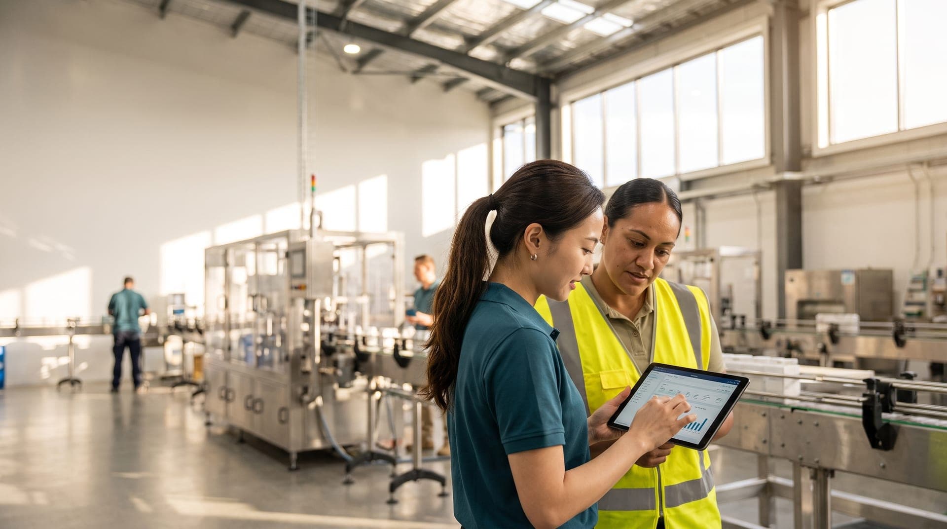 Healthbox clinician delivering onsite workplace health monitoring